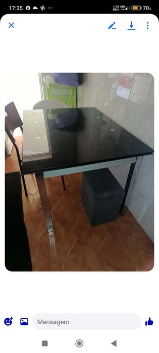 Mesa jantar + 6 cadeiras