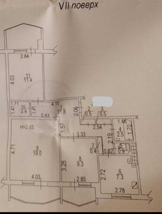 3-комнатная квартира по адресу ул. Стеценко (площадь 76 м²) - Atlanta.ua - фото 13