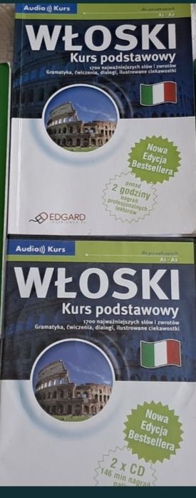 Włoski kurs podstawowy ksiazka+2xCD Edgard książki gratis piosenki włoskie.