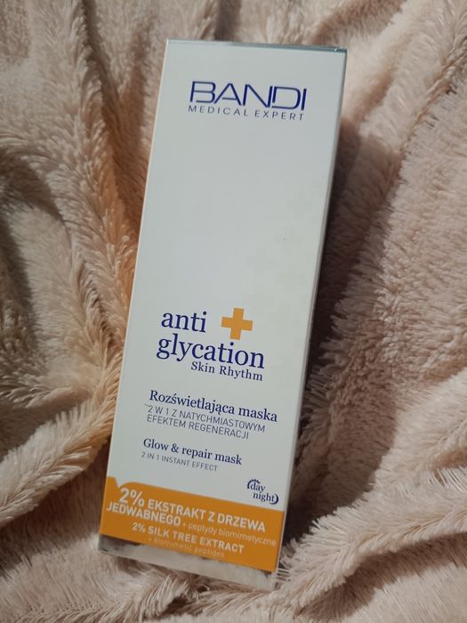 Bandi Anti Glycation rozświetlająca maska do twarzy 2w1 z natychmiastowym efektem regeneracji