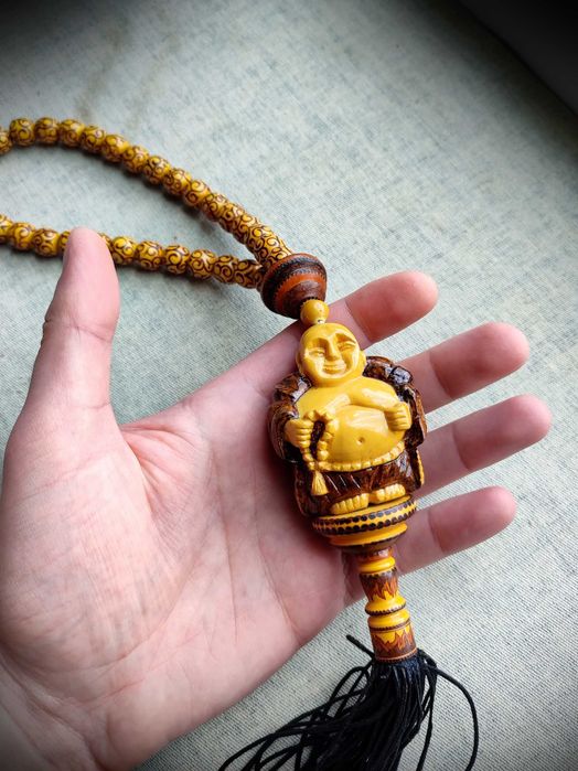 Будда Эксклюзив Резные Четки Ручной Работы Чотки СССР Бильярдный шар