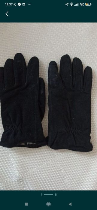 Rękawiczki skórzane ocieplane 6