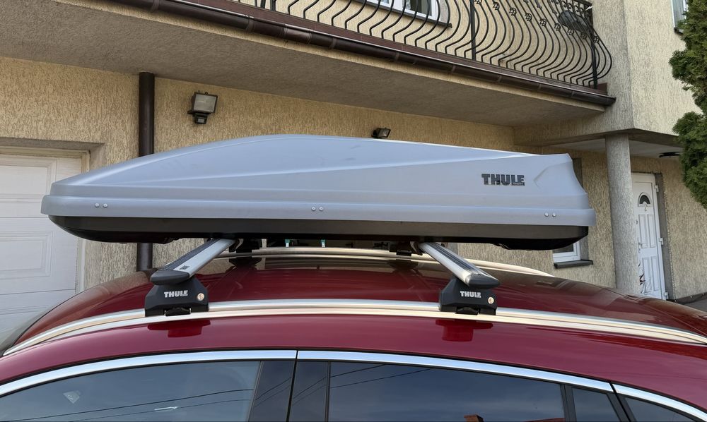 Box dachowy Thule Touring 600 Titan Aeroskin FastClick
