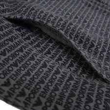 EMPORIO ARMANI luksusowa włoska bluza LOGO ALL OVER