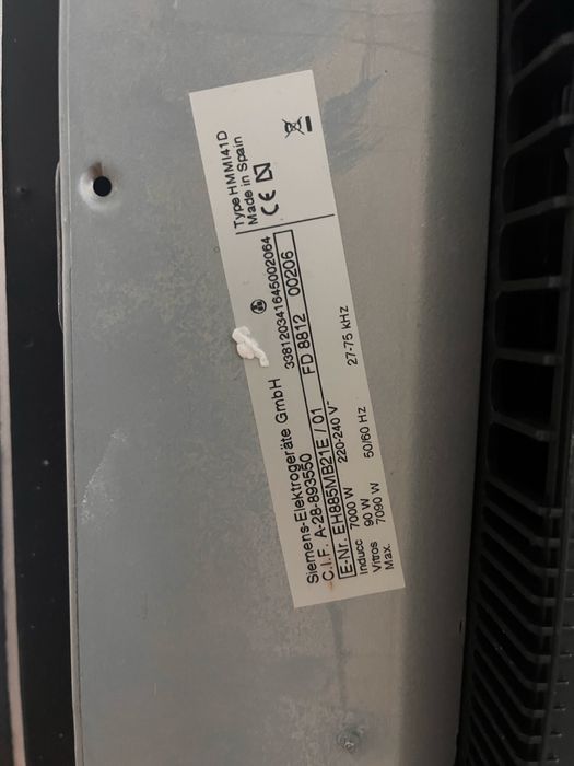 Plyta Kuchenna siemens EH885MB21E