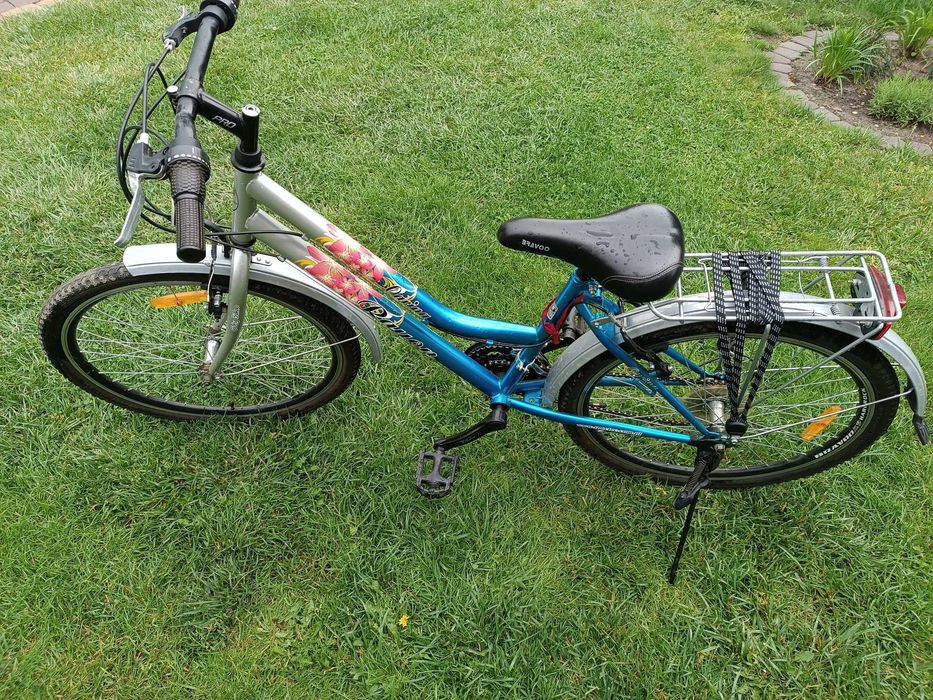 Rower Rayon Carina - damka, koła 24", przerzutki + manetki Shimano