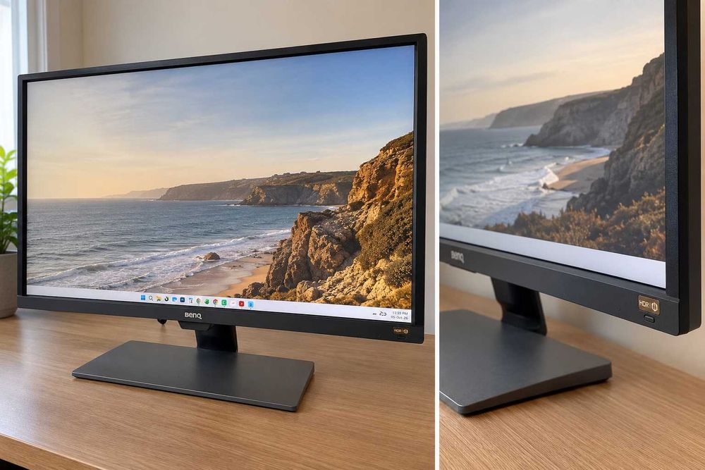Monitor BenQ EW3270U 31,5″ — 4K UHD — com pé