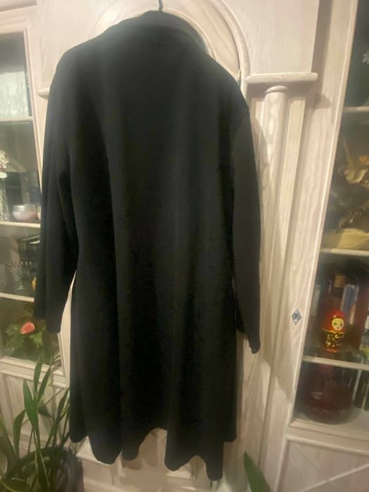 Casaco Comprido Preto Elegante Unissexo Estilo Gótico Intemporal Tamanho Único
