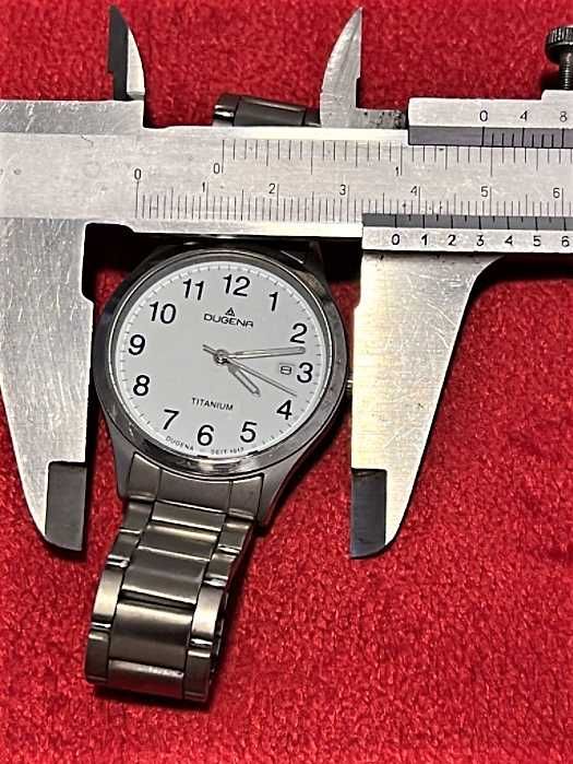 Tytanowy ! Unikat ! Szwajcarski zegarek „ Dugena Titanium ” Orginal !
