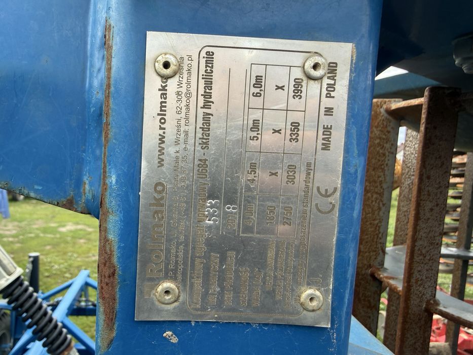 Agregat uprawowy ROLMAKO 5m