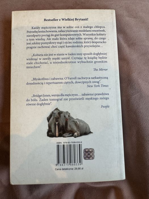 OKAZJA John O’Farrell - najlepsze dla mężczyzny