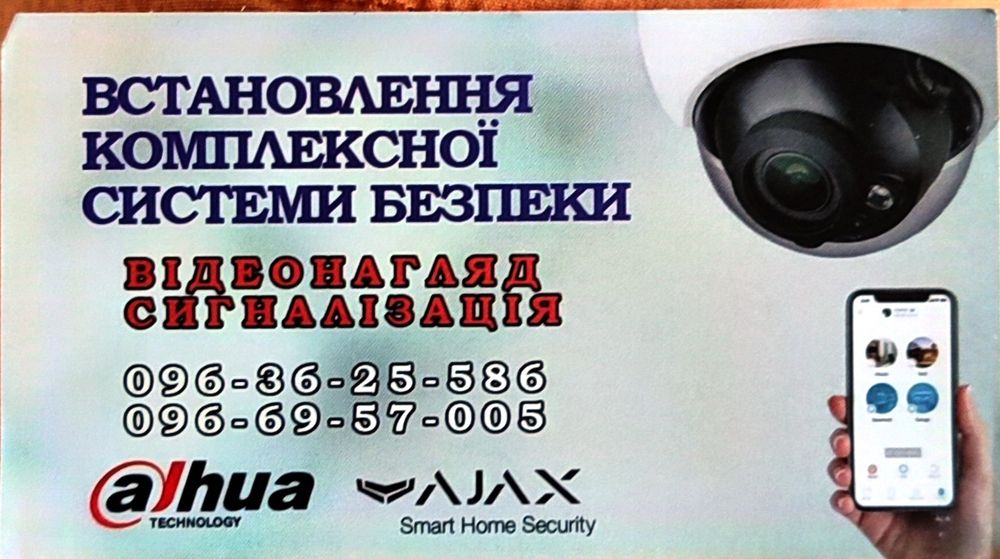 Відеонагляд, відеоспостереження, камери.