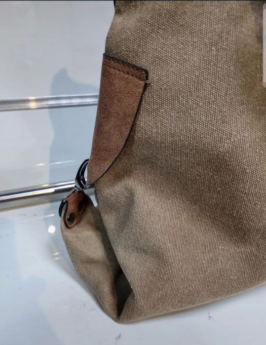 Torebka damska shopper beżowa
