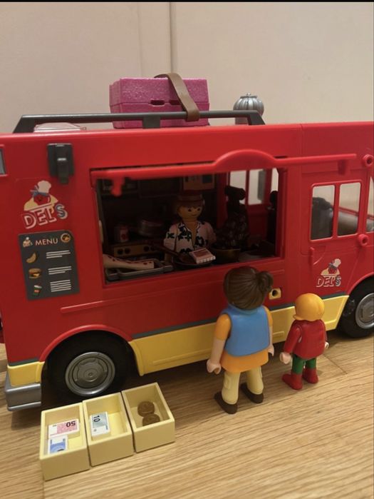 Conjunto playmobil rolote de comida posso entregar em mao