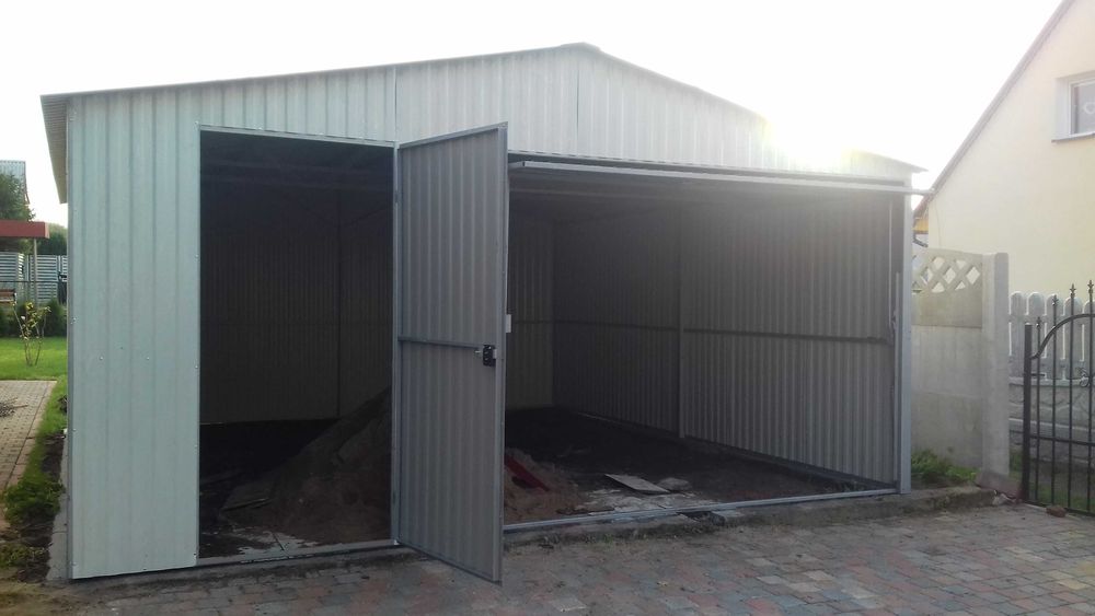 Garaż blaszany 5x5 kolor