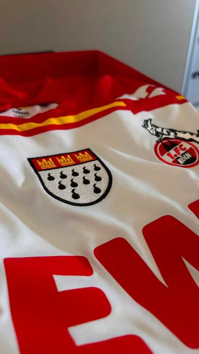 Camisola Oficial 1. FC Köln (Colónia) Erima – Size:M | Nova na Caixa