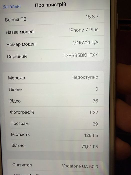 Iphone 7 plus 128 Гб