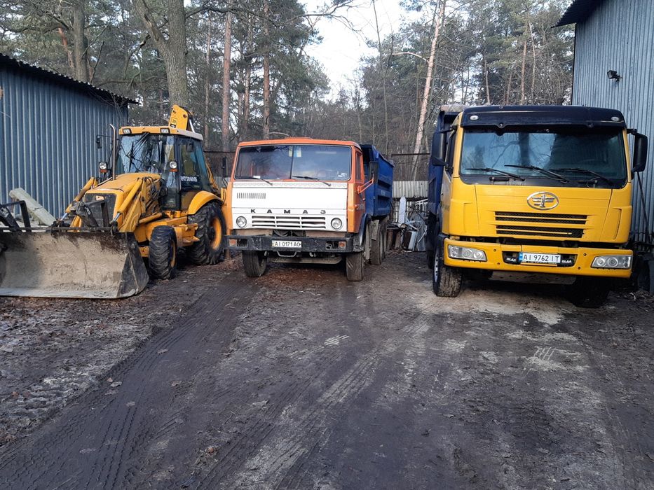 Пісок річковий Щебінь вивіз сміття екскаватор маніпулятор кран