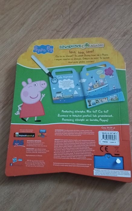 Nowa dźwiękowa książeczka ze zmywalnym flamastrem Peppa Pig