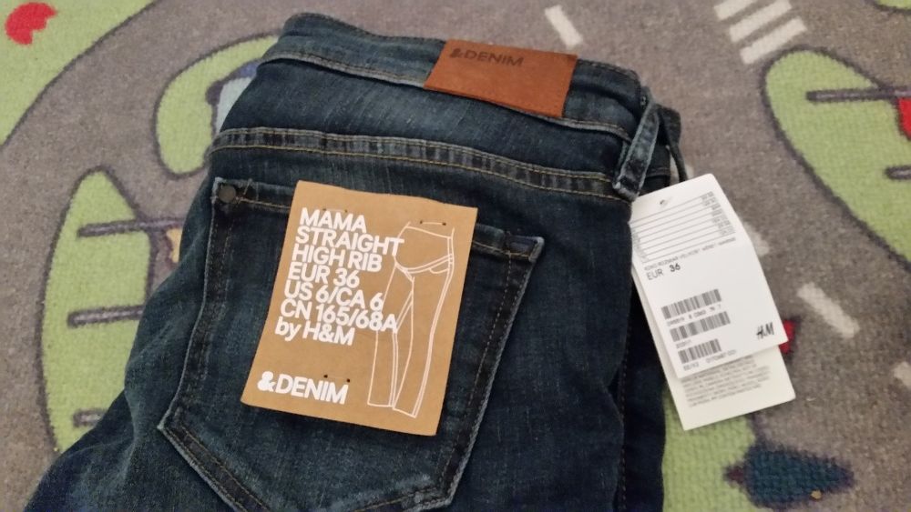 DENIM spodnie ciążowe rozm. 36 x 2 pary