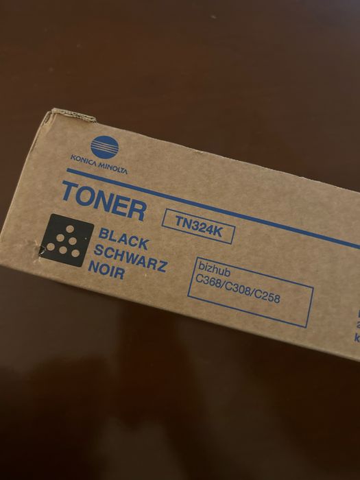 Toner TN324K Black/Preto Konica Minolta