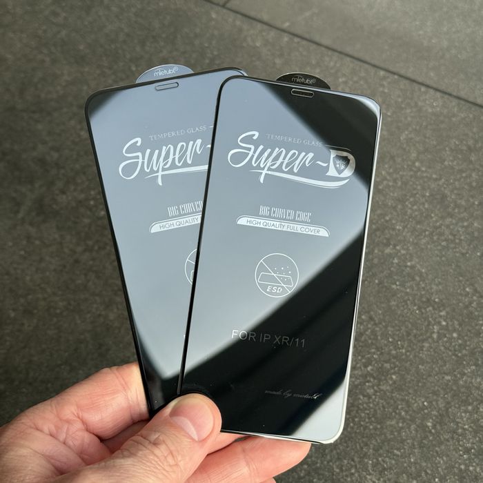 Защитное стекло iPhone 11, XR Super D. Захисне скло айфон 11, Хр