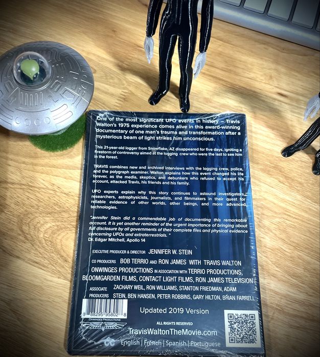 DVD de Ufologia “The True Story of Travis Walton” oficial *novo selado*