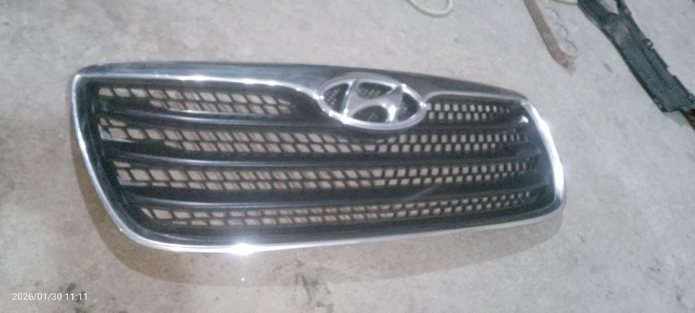 Решітка радіатора Санта фе. Santa fe. Решотка