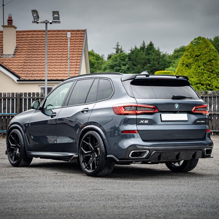 Boczne Dokładki Progów BMW X5 G05 2019/2025 Spoiler Czarny Połysk