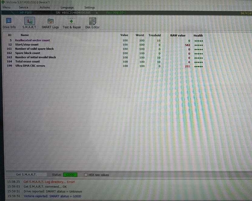 SSD external, USB 3.1 Gen2 Type-C  500Gb, HP P500