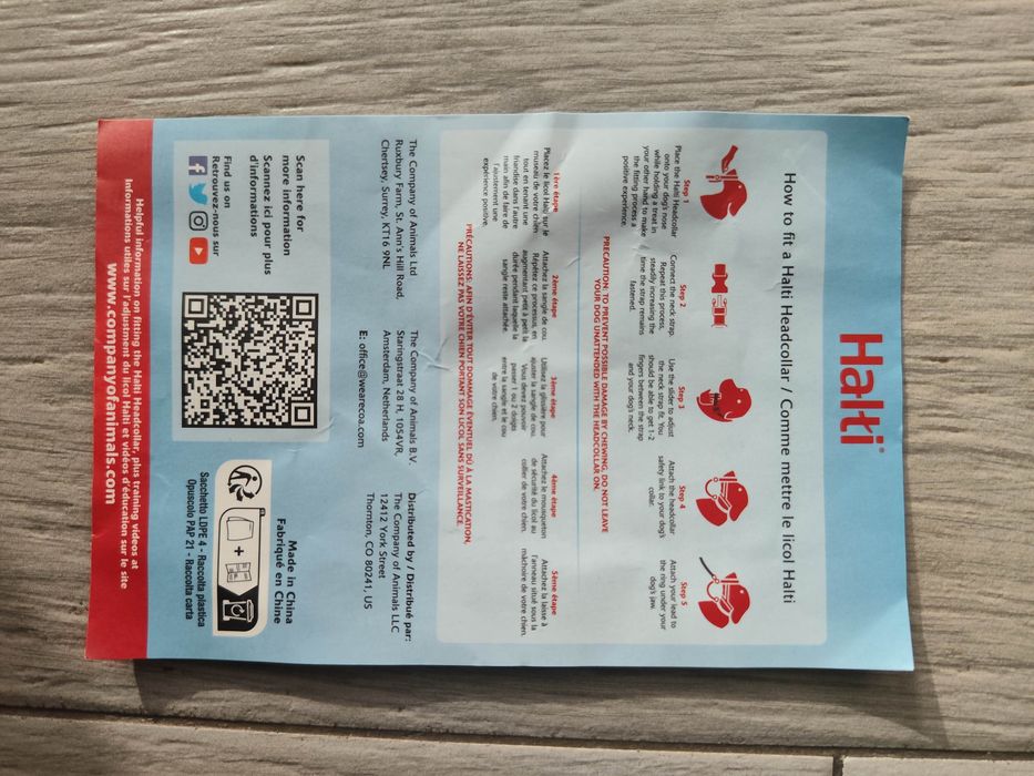 Halti Coleira anti-puxão para cão T3