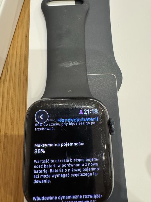 Apple watch 9 (gos+cellular) pojemność 64 gb