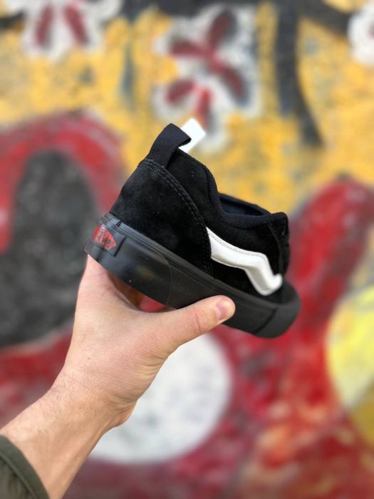 Жіночі кеди, женские кроссовки Vans KNU skool black white