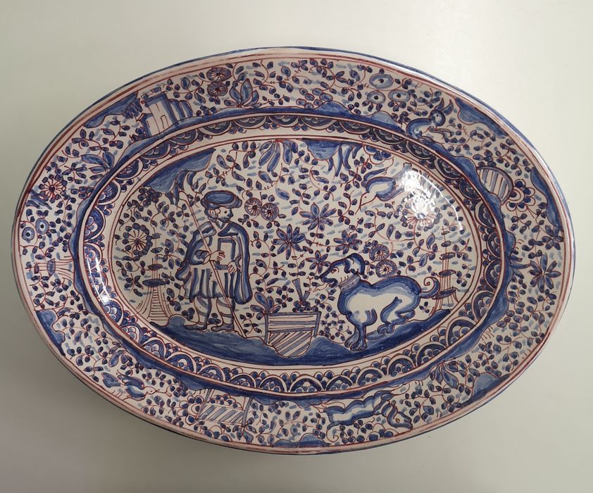 Terrina faiança pintada à mão