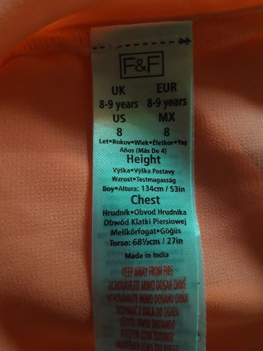 Elegancka bluzeczka F&F,rozmiar 128/134,dziewczęca