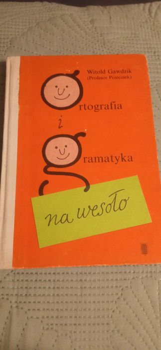 Ortografia i gramatyka na wesoło książka Gawdzik