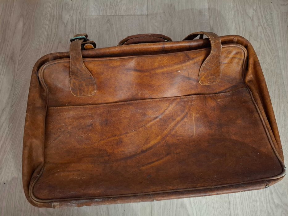Vintage walizka brązowa