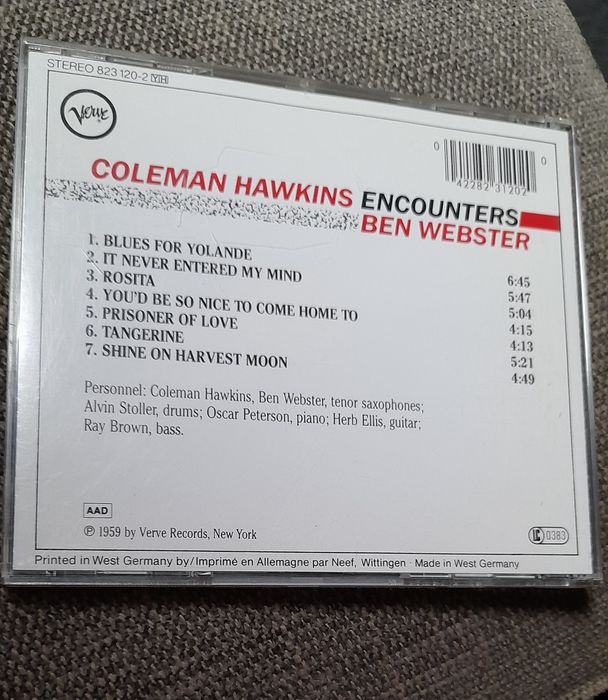 Coleman Hawkins encounters Ben Webster