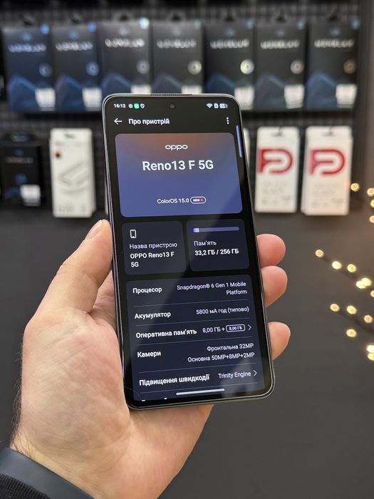 Офіційний OPPO Reno13 F 5G 8/256 Graphite Grey Магазин