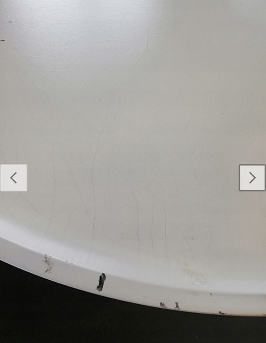 Stolik okragły bialy Rowico