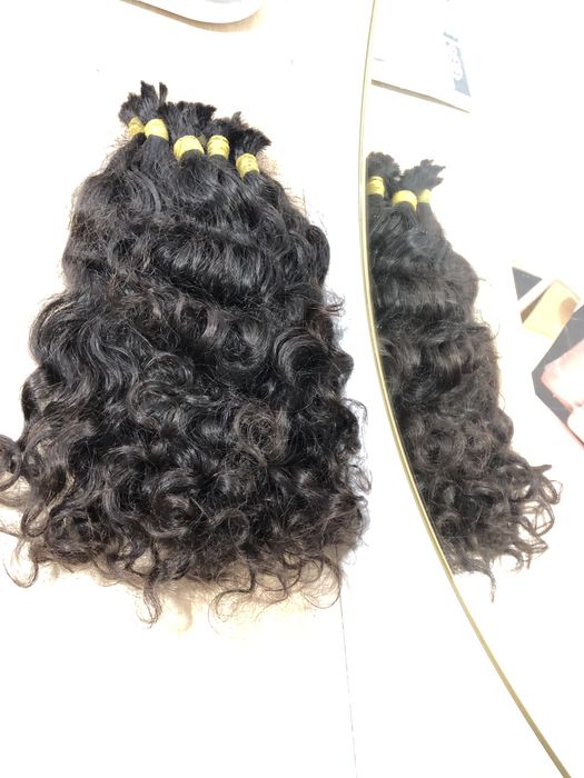 Cabelo humano cacheado