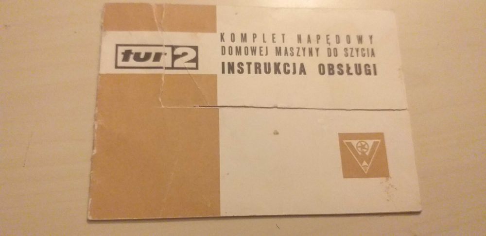 Instrukcja Komplet napędowy domowej maszyny do szycia Tur 2 (KN-4a