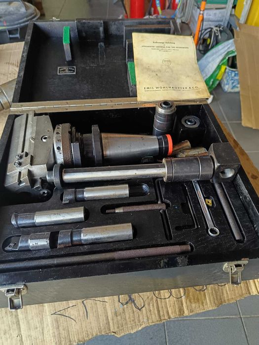 Cabeça de Mandrilar Wohlhaupter UPA 5 – ISO 50 (Kit Completo + Caixa Original)