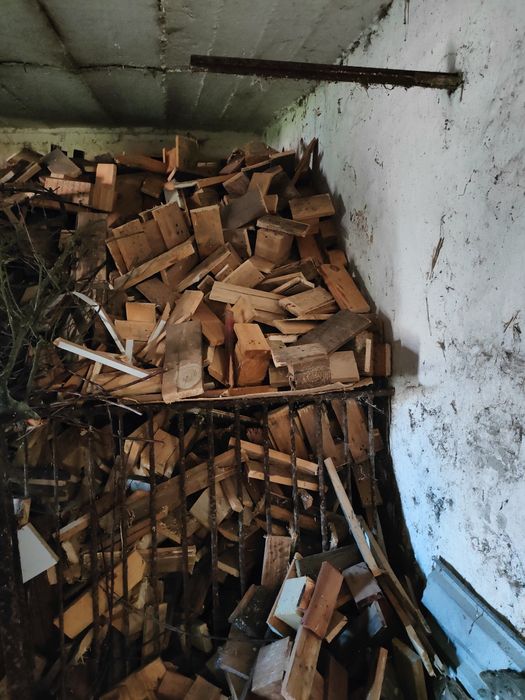 Drewno palety pocięte