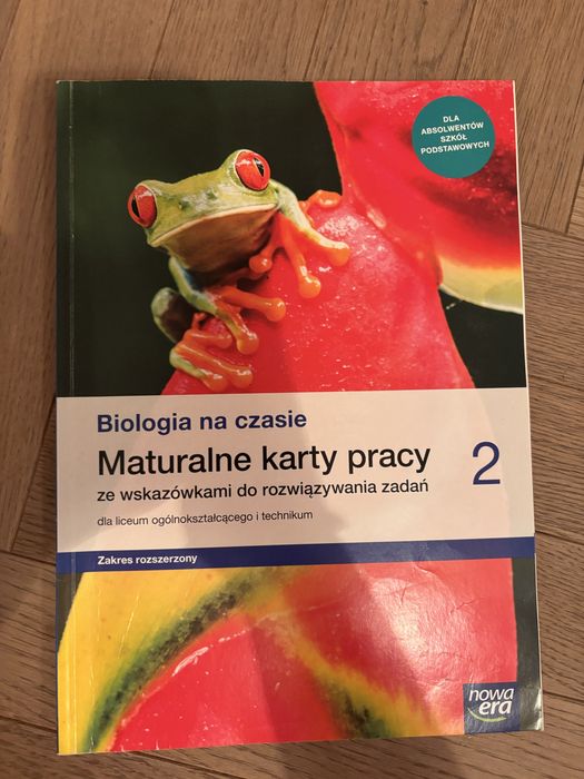 Zestaw kart pracy Biologia rozszerzona Nowa Era liceum