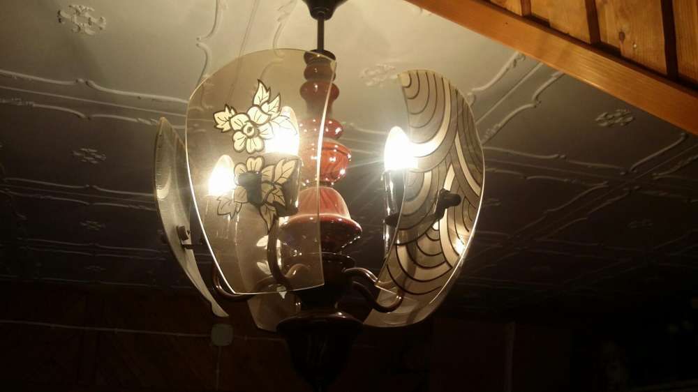 Lampa sufitowa pięcioramienna