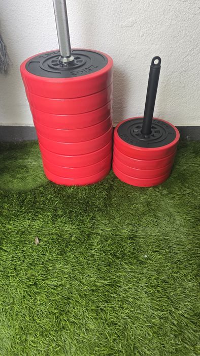 Barra com discos – Excelente estado (RESERVADO)