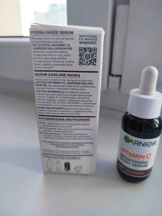 GARNIER Serum na noc z witaminą C 30 ml