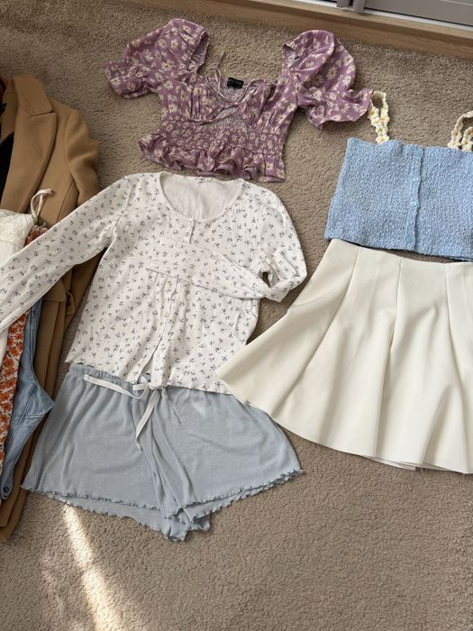 Пакет речей xs - s zara bershka h&m сукня пальто боді спідниця 13-16 р