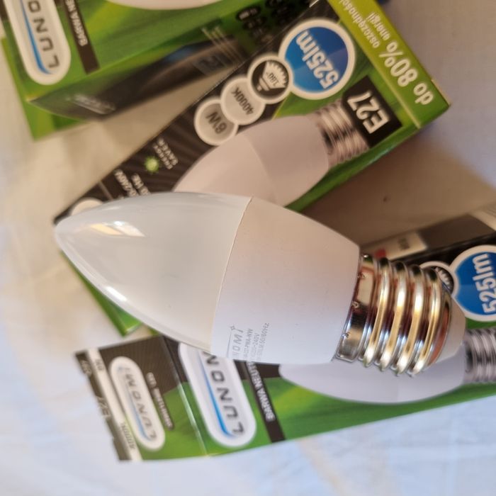 Żarówka  żarówki E27 świecowa stożkowa świeca 6W LED barwa neutralna